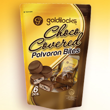 Choco Covered Polvoron Bite 6s by Goldilocks